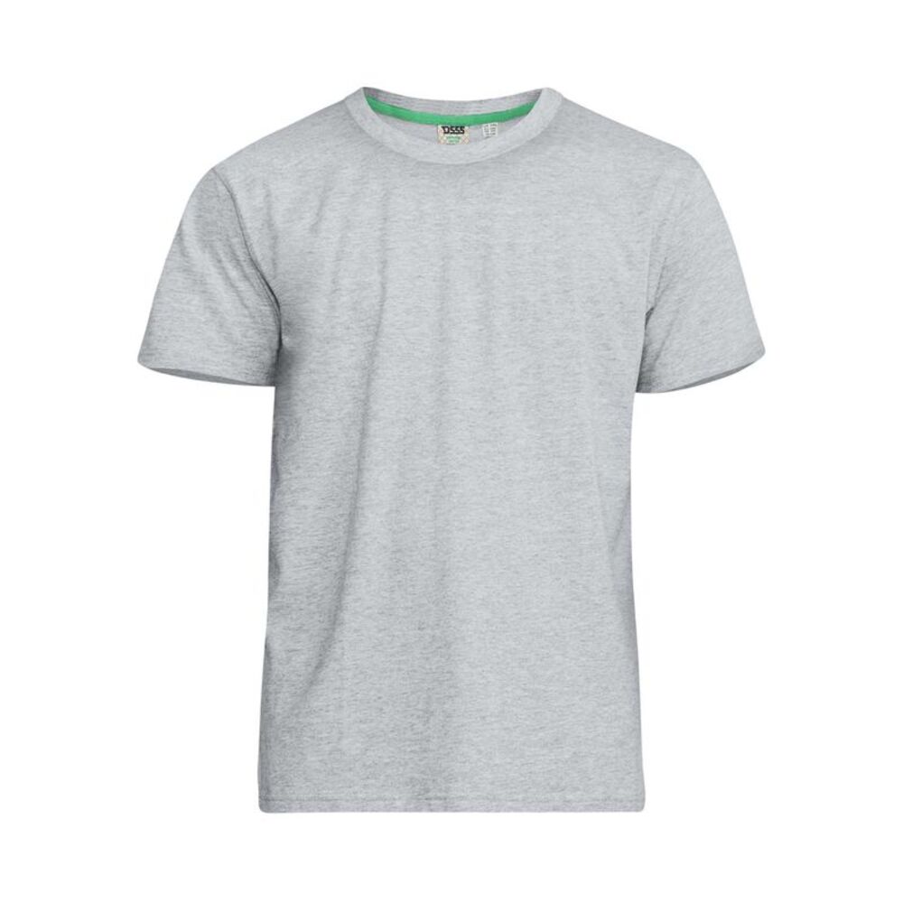 Duke Mens D555 Flyers Crew Neck Kingsize T-Shirt / Grey